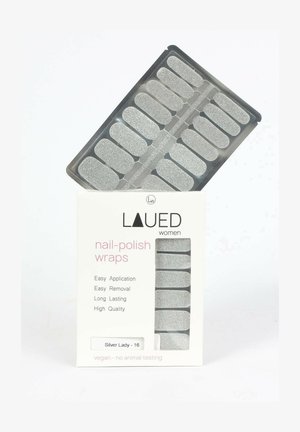 Vargu VARGU LAUED NAGELFOLIEN SOLID GLITTER - Nagelsticker - silver lady