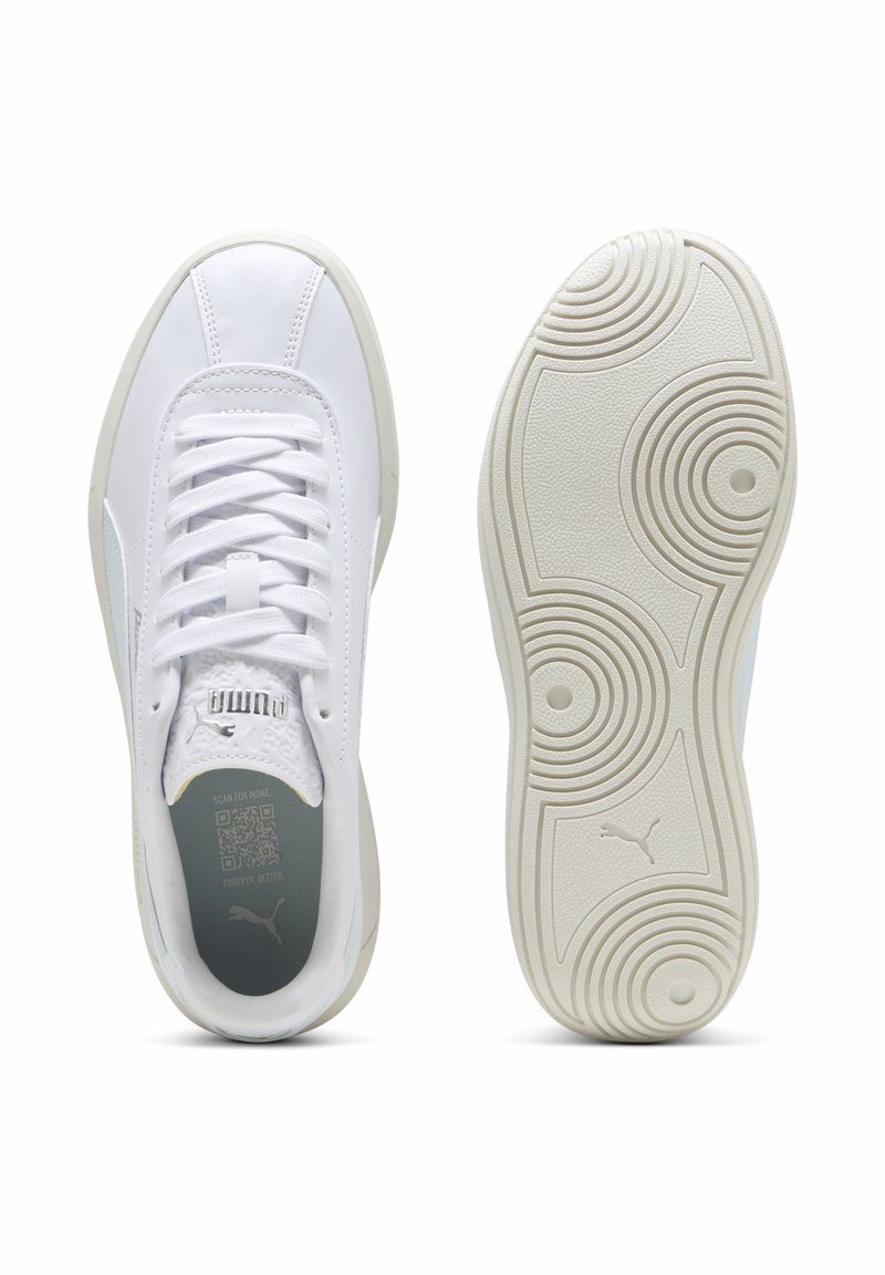 Puma CLUB KLASSIKA SNEAKERS - Tenisky - white-sea glass- silver