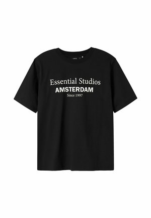 T-Shirt print - black