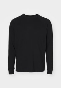 WAFFLE CREW - Pikkade varrukatega topp - black