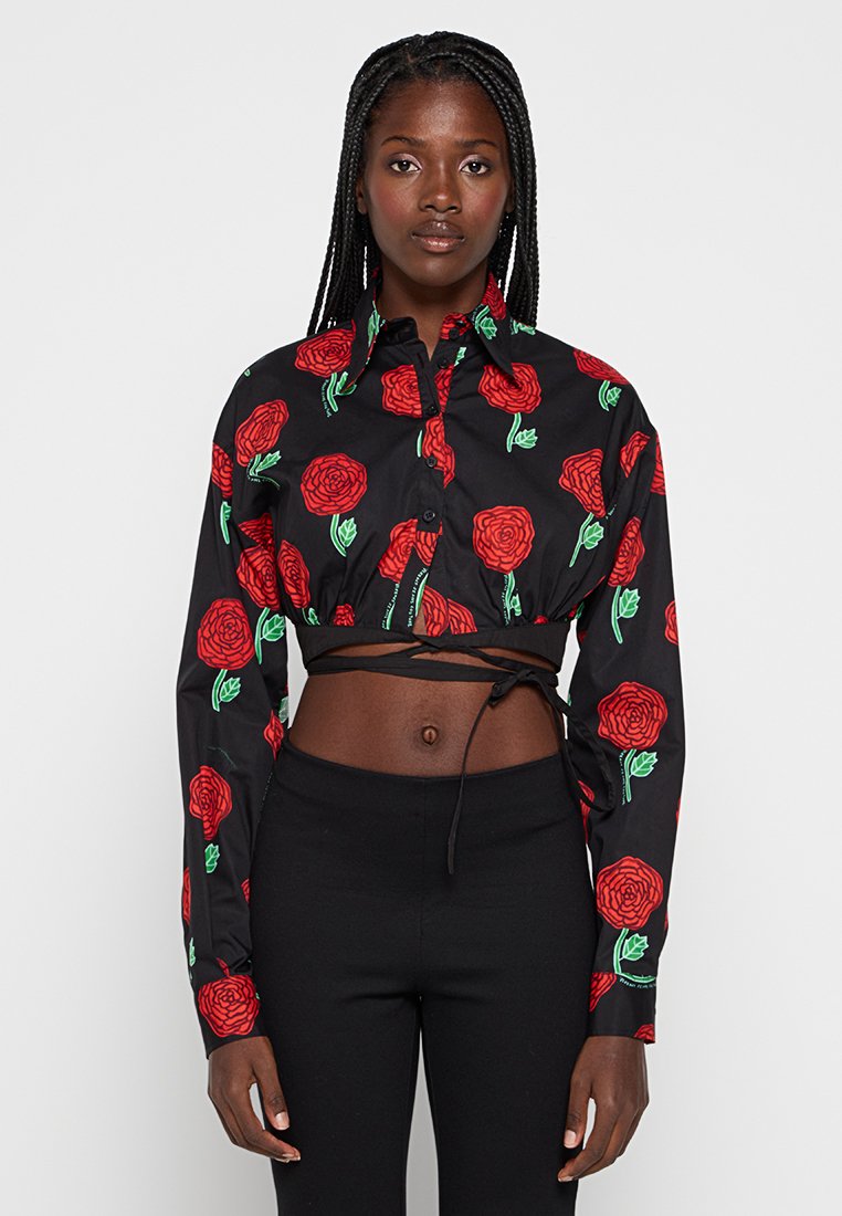 Versace Jeans Couture Overhemdblouse zwart