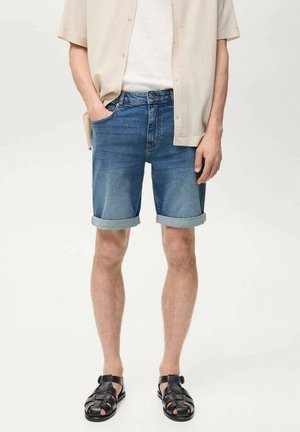 ROCK - Jeans Shorts - dark blue