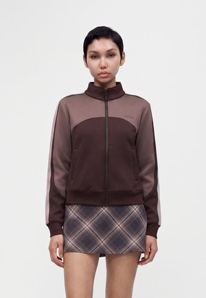 Guess, TALITHA HIGH NECK FULL ZIP - Суитшърт с цип - braun