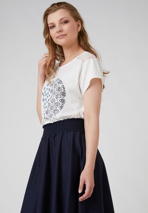 RICAMATA - Print T-shirt - bianco