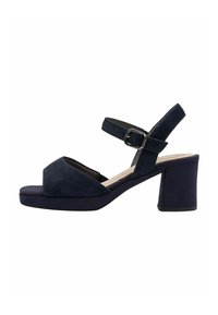 Unselected, navy suede