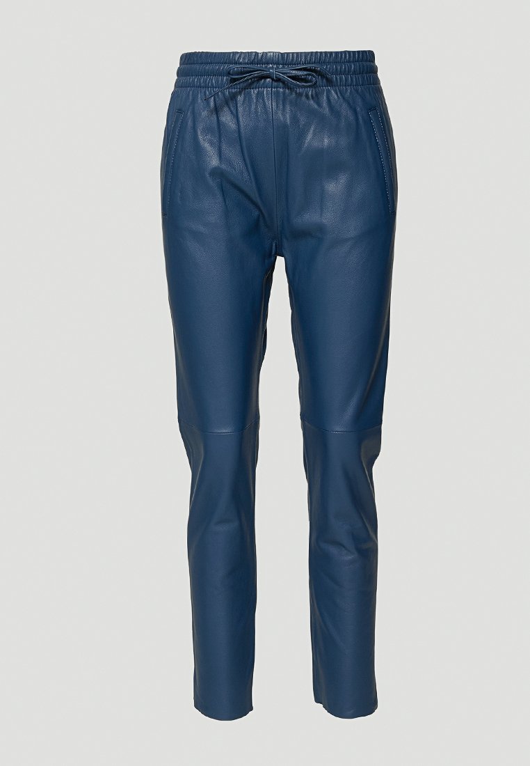 Oakwood Leren broek blauw