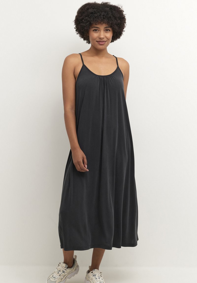 Culture KAJSA STRAP Jersey dress black wash/black Zalando.ie