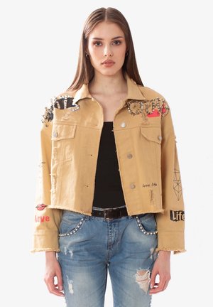 Denim jacket - beige