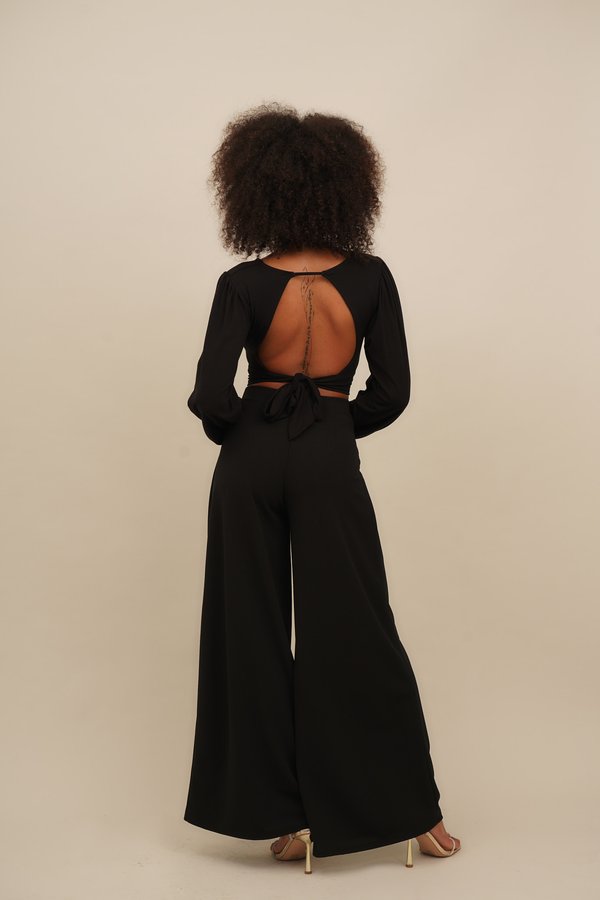 ANGELINA BACKLESS TOP - Long sleeved top4