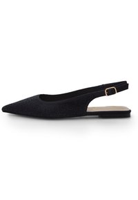 Sarokpántos balerina cipők - nero