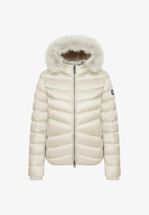 Colmar Originals, COLMAR ORIGINALS DOWN JACKET WITH FAUX FUR HOOD - Doudoune - off white