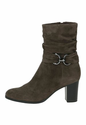 Caprice Botines camperos - stone suede