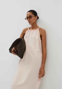 someday. LOOSE FIT A-LINE BACK LACING - Vestito casual - natural glaze