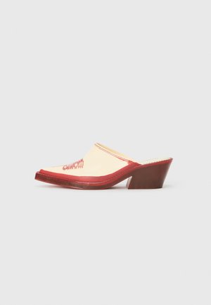 TEXAS - Mules - red/beige