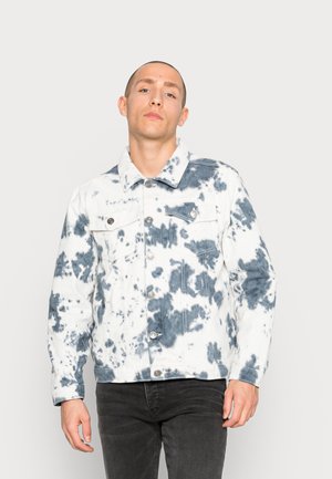 NATIE - Giacca di jeans - black tie dye