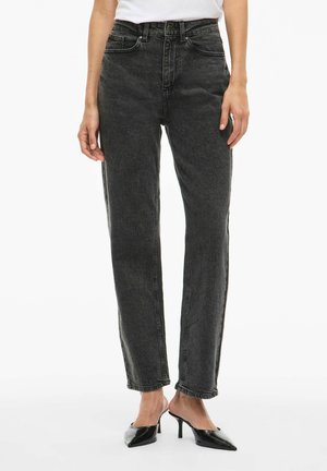STRAIGHT FIT VIKELLY  - Straight leg jeans - dark grey denim
