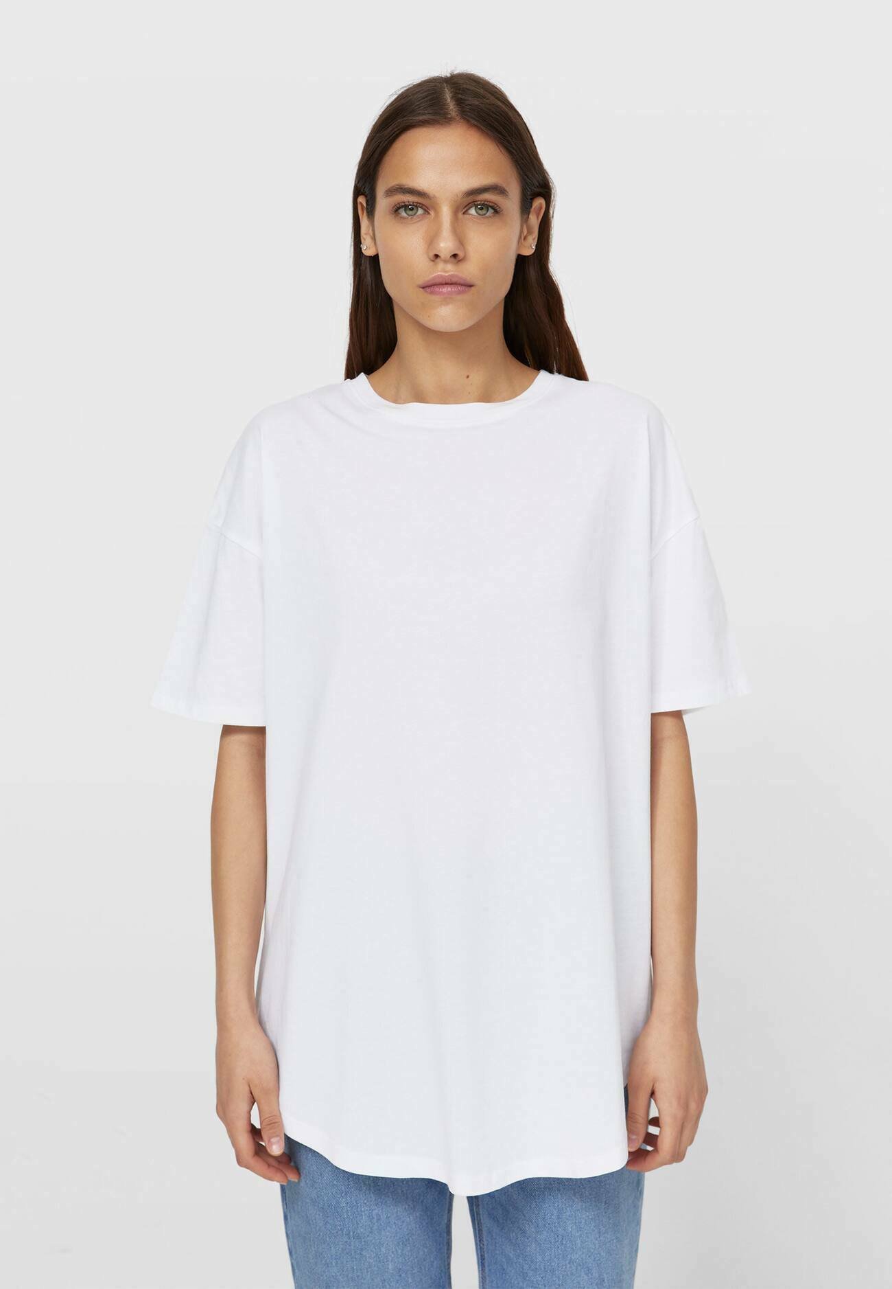 Stradivarius Basic T-shirt - white 