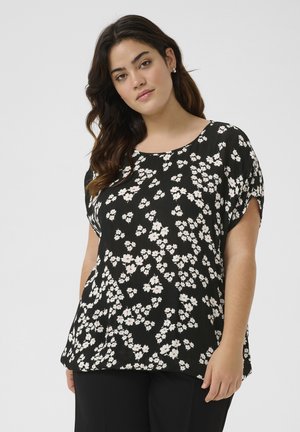 AMI STANLEY - Blouse - black chalk red petit fleur