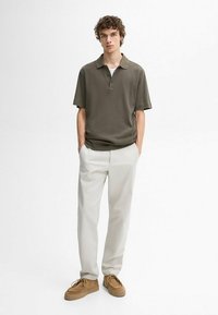 Massimo Dutti SHORT SLEEVE - Polo shirt - green