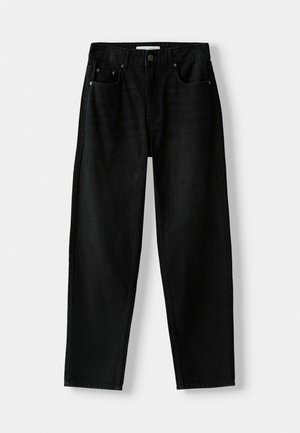 Bershka Jeans Tapered Fit - black