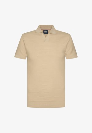Petrol Industries, MEN KNITWEAR POLO - Poloshirt - light tan