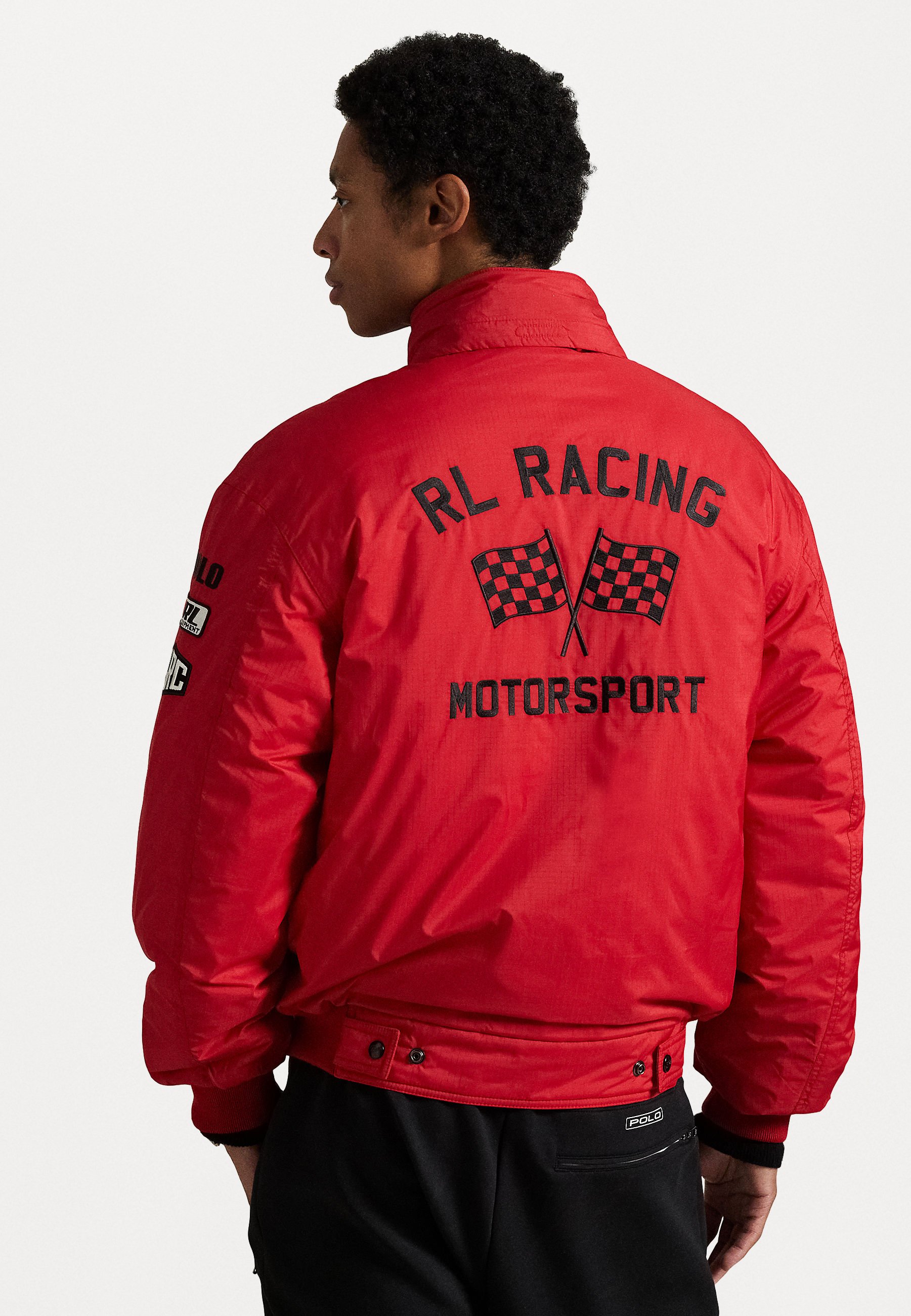 Polo Ralph Lauren RACING JACKET - Bomber Jacket - red/black