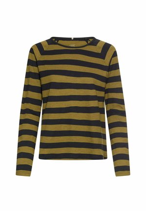 GESTREIFTES MIT RAGLANÄRMELN - Langarmshirt - capulet olive