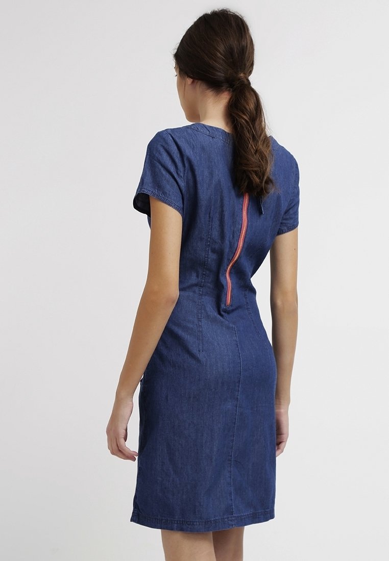 denim dress joules Joules UK SAMMY Womens Denim Dress Denim Spot