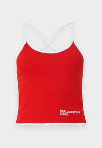 CONTRAST BINDING TANK - Débardeur - poinciana