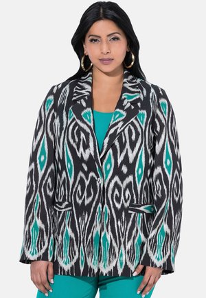 Ulla Popken IKAT-INSPIRED  - Short coat - black
