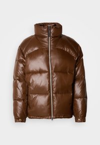 LACQUER PUFFER JACKET - Winterjas - demitasse