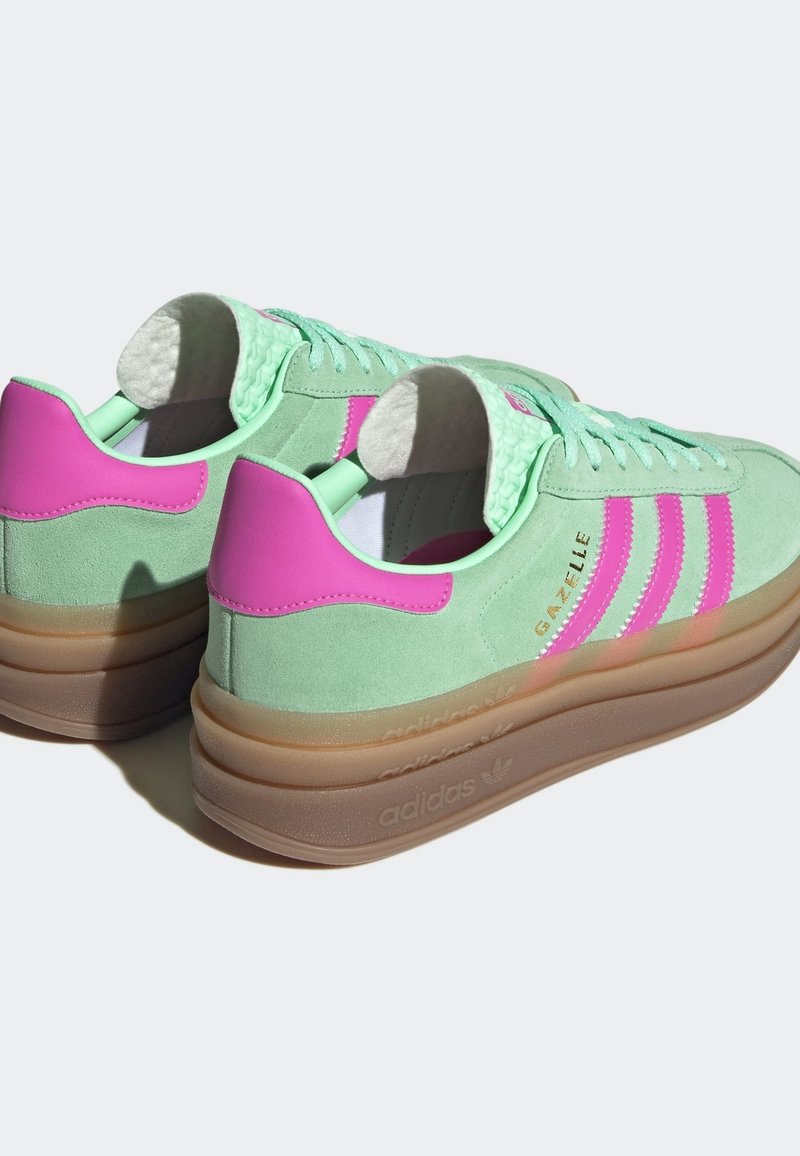 adidas gazelle silver green womens adidas Gazelle Hazy Green Off White Cloud White (Women's) – VALOR HYPE main image 0