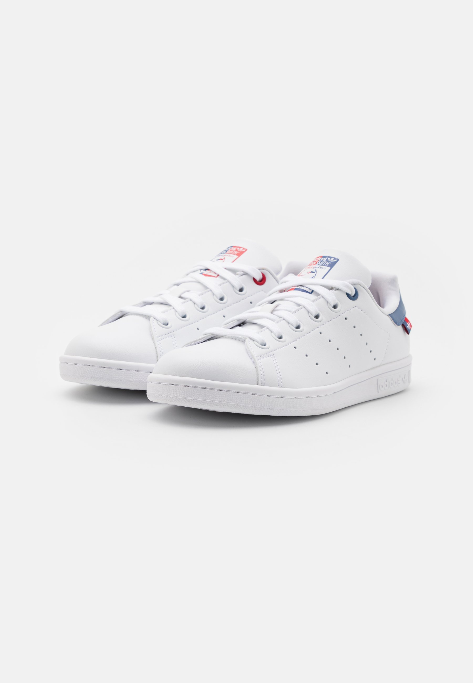 adidas Originals STAN SMITH UNISEX - Sneakers basse - footwear  white/scarlet/crew blue/bianco - Zalando.it