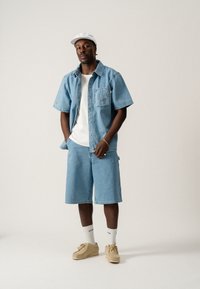 BLKVIS DENIM SHORTSLEEVE UNISEX - Camicia - victoria blue