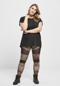 Urban Classics - Legging - redwood camo Miniatuurafbeelding 1