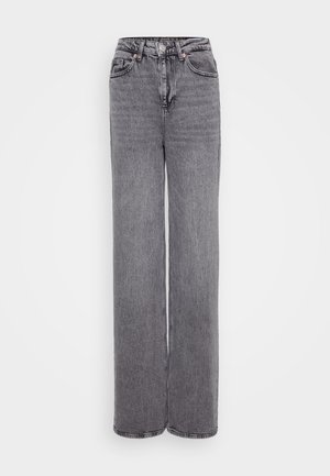 Vero Moda Tall VMTESSA WIDE - Wide leg - medium grey denim
