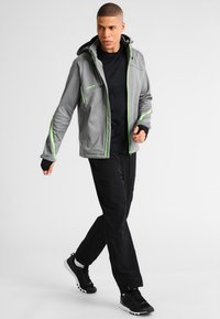 Erima Veste softshell - grey melange/green gecko