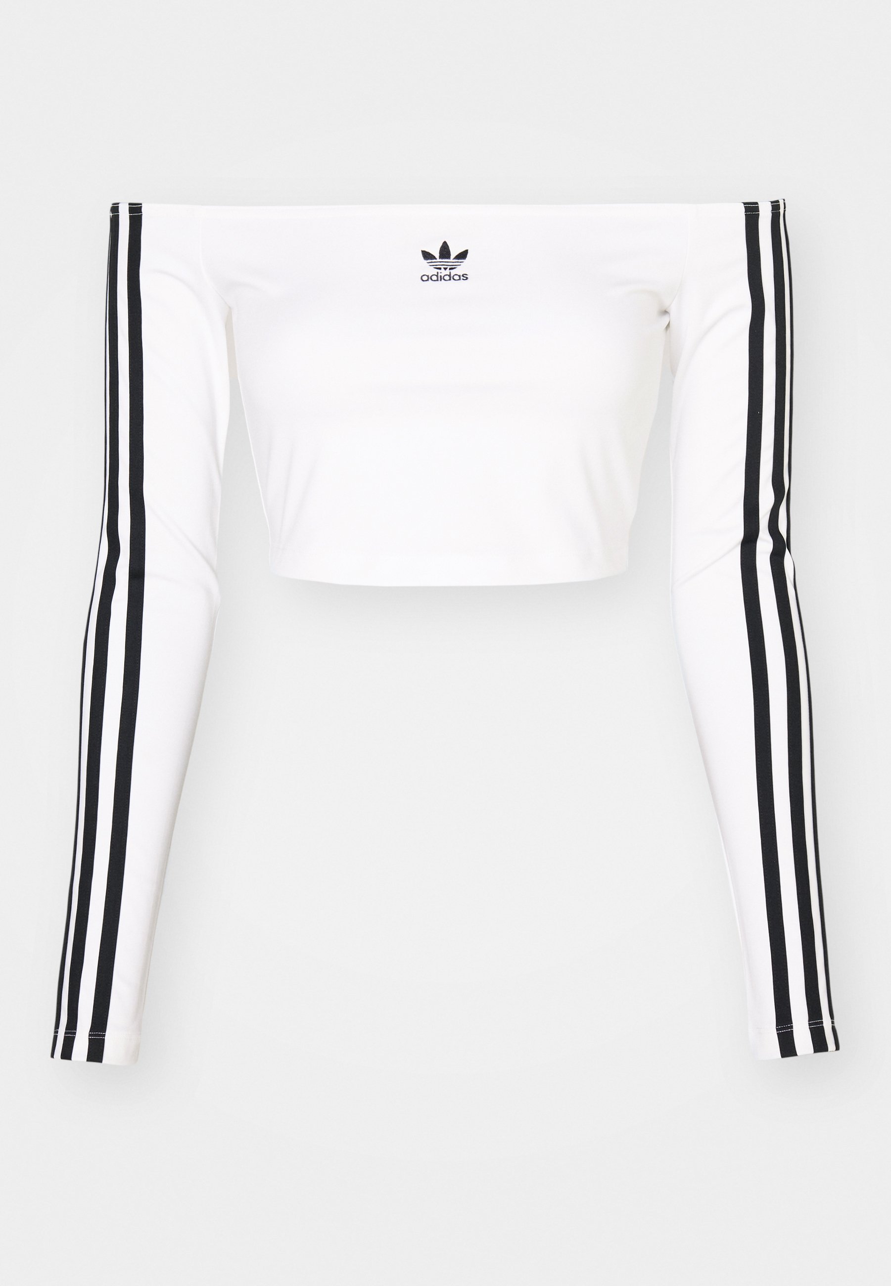 adidas off the shoulder shirt