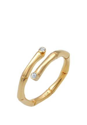 SPARKLING TWISTED BAMBOO - MIT KRISTALLEN VON SWAROVSKI® - Ringe - gold-coloured