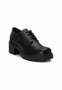 XTI Zapatos con cordones - black