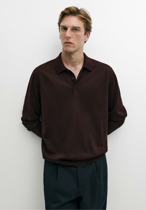 Massimo Dutti Polo - bordeaux