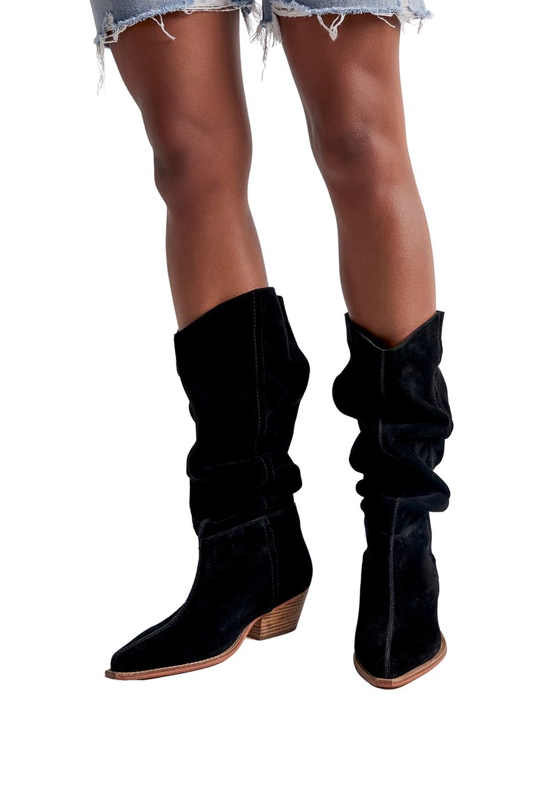 Free People LOW SLOUCH SWAY - Boots - black - Zalando