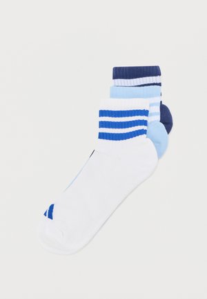 UNISEX 3 PACK - Sportsocken - dark blue/white/glow blue