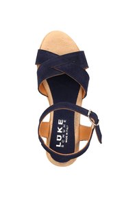 Lüke Schuhe Wedge sandals - blau