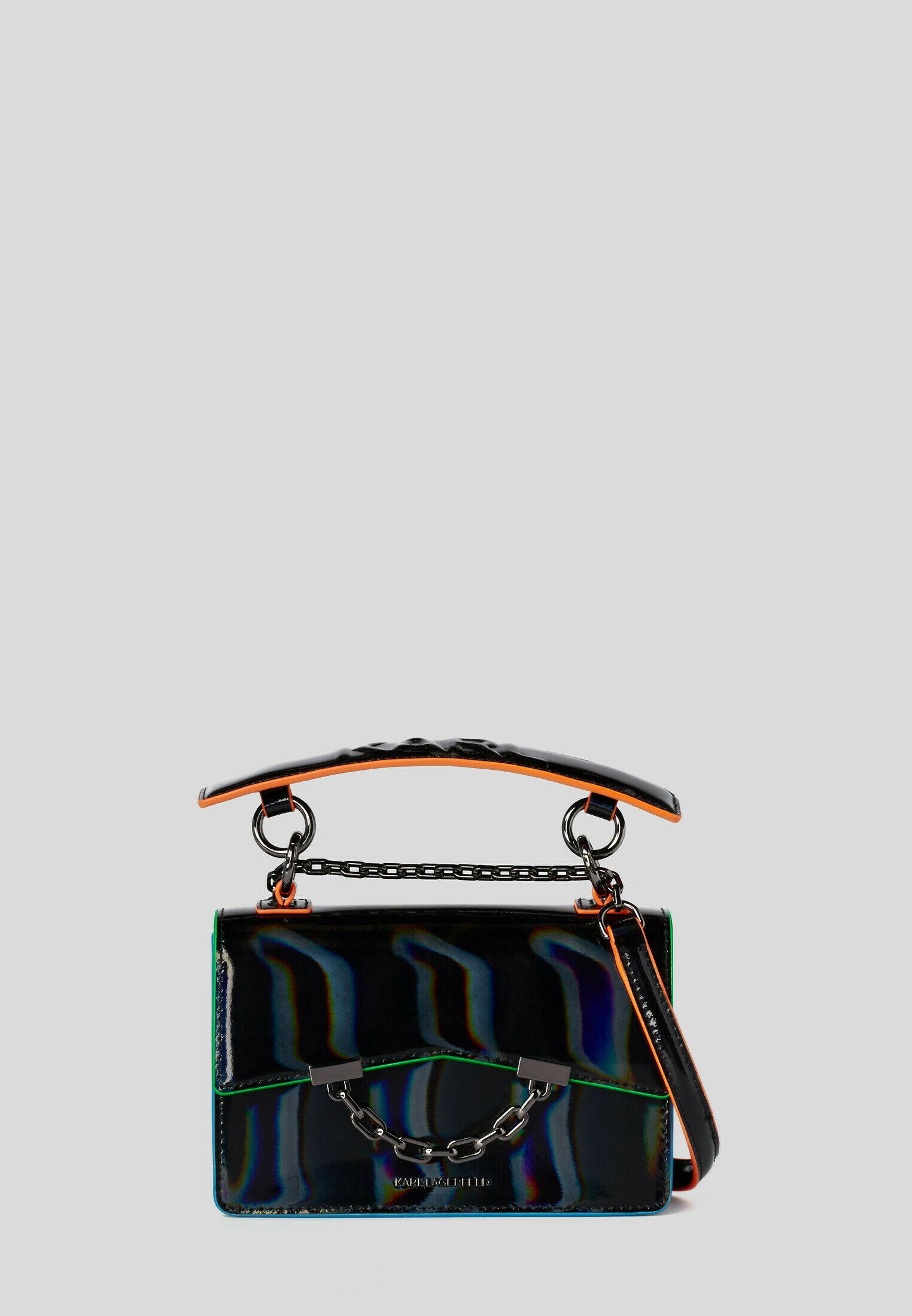 KARL LAGERFELD SEVEN IRIDESCENT - Borsa a mano - black/nero - Zalando.it