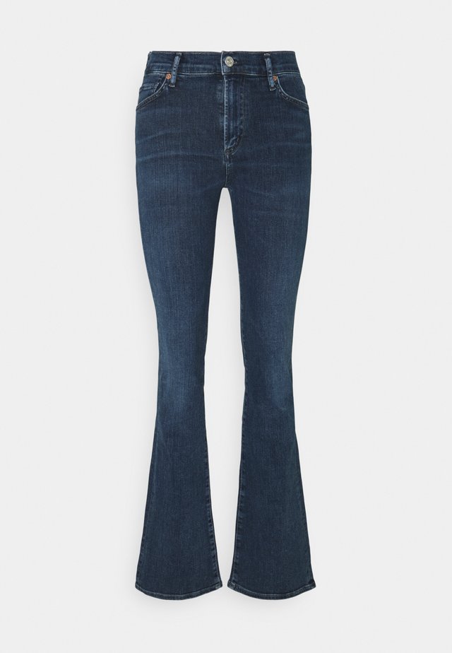 EMANNUELLE - Bootcut jeans - ark-blue denim