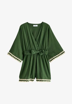 Next WRAP RIK RAK - REGULAR FIT - Buksedragter - khaki green