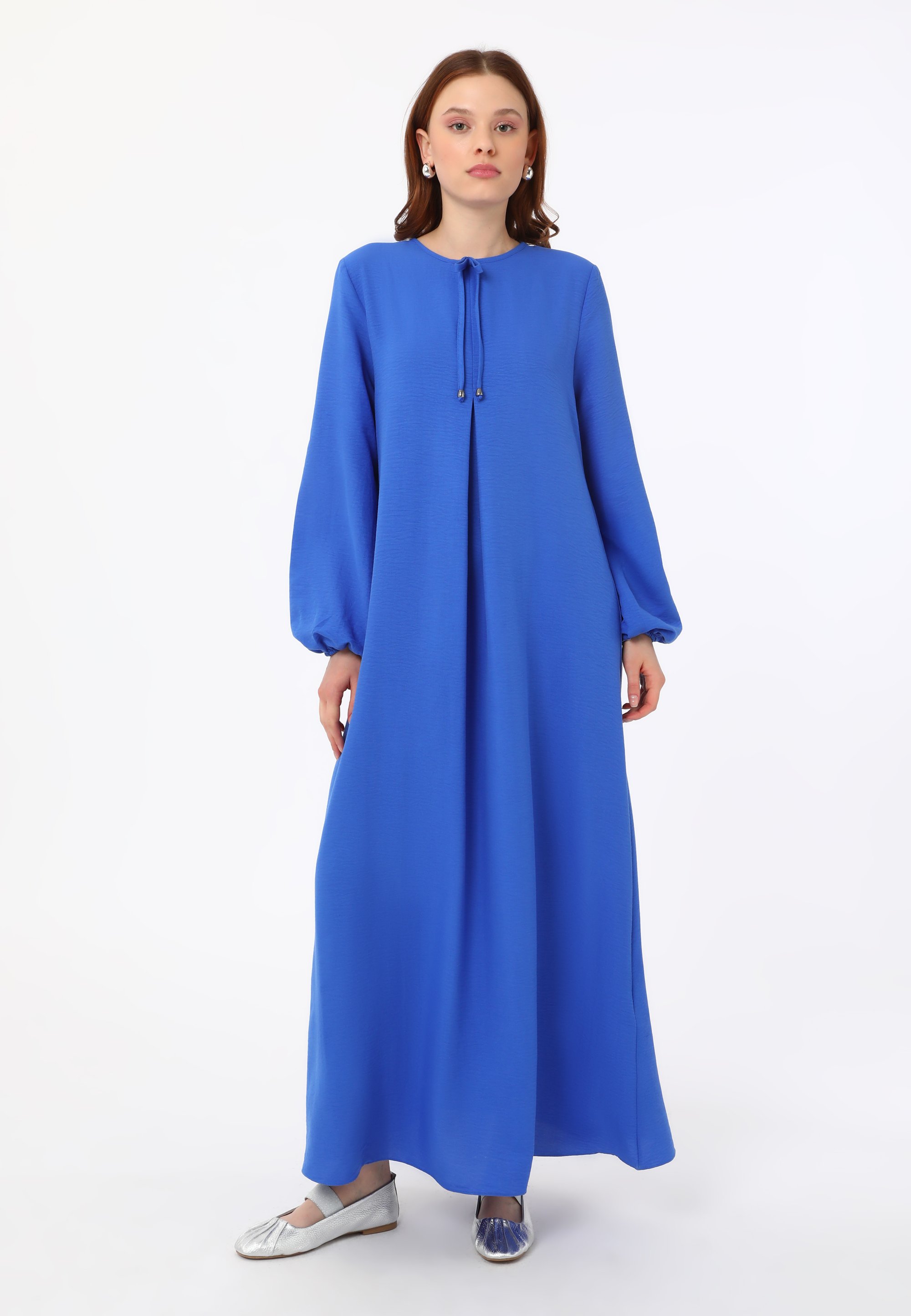 long sleeve maxi dress flowy Long Flowy 'Arielle' Floral Maxi Dress Medium / Yellow/Green/Blue - Dresses - Women's Clothing & Accessories