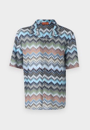 SHORT SLEEVE SHIRT - Chemise - multicolor blue tones