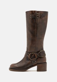 NEW CAMPEROS - Škornji v kavbojskem/motorističnem slogu - chestnut
